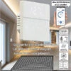 Revolt Thermostat WiFi:WLAN-Fußbodenheizung-Thermostat Mit App Und Sprachsteuerung, Weiß -Einrichtungsgeschäft zx7207 7