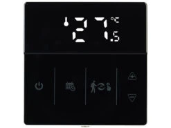 Revolt Heizung Thermostat WLAN:4er-Set WLAN-Fußbodenheizung-Thermostate Mit App, Schwarz -Einrichtungsgeschäft zx7208 1 1