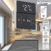 Revolt Heizungssteuerung:WLAN-Fußbodenheizung-Thermostat Mit App Und Sprachsteuerung, Schwarz 1 Revolt Heizungssteuerung:WLAN-Fußbodenheizung-Thermostat Mit App Und Sprachsteuerung, Schwarz -Einrichtungsgeschäft zx7208 7