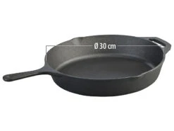 TS Brat Pfannen:Gusseisen-Pfanne Mit 6 Cm Hohem Rand, Ø 30 Cm, Pre-seasoned -Einrichtungsgeschäft zx7212 4
