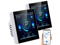 Revolt Thermostat Heizung WLAN:2er-Set WLAN-Thermostate Für Fußbodenheizungen, Touchdisplay 17 Revolt Thermostat Heizung WLAN:2er-Set WLAN-Thermostate Für Fußbodenheizungen, Touchdisplay -Einrichtungsgeschäft zx7283 5