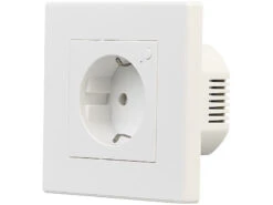 Luminea Home Control Alexa Smart Steckdose:10er-Set WLAN-Unterputz-Steckdosen Mit Verbrauch-Messung, App, 3.680 W -Einrichtungsgeschäft zx7315 1 1