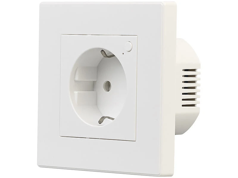 Luminea Home Control Amazon Alexa Steckdose:5er-Set WLAN-Unterputz-Steckdosen Mit Verbrauch-Messung, App, 3.680 W 13 Luminea Home Control Amazon Alexa Steckdose:5er-Set WLAN-Unterputz-Steckdosen Mit Verbrauch-Messung, App, 3.680 W – Bild 11