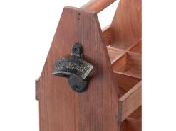 Cucina Di Modena Bierträger:Kiefernholz-Flaschenträger Für 6 Flaschen, Eingebauter Flaschenöffner 15 Cucina Di Modena Bierträger:Kiefernholz-Flaschenträger Für 6 Flaschen, Eingebauter Flaschenöffner -Einrichtungsgeschäft zx8038 1 1