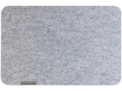 Rosenstein & Söhne Filzuntersetzer:6er-Set Abwaschbare Filz-Tischsets, Hellgrau, 45 X 30 Cm -Einrichtungsgeschäft zx8047 1