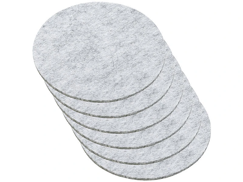 Rosenstein & Söhne Untersetzer Für Teller:12er-Filz-Set: 6 Matten Mit 45x30cm & 6 Untersetzer M. 10cm, Hellgrau 6 Rosenstein & Söhne Untersetzer Für Teller:12er-Filz-Set: 6 Matten Mit 45x30cm & 6 Untersetzer M. 10cm, Hellgrau – Bild 4