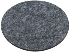 Rosenstein & Söhne Flaschen Untersetzer:12er-Set Abwaschbare Univeral-Filz-Untersetzer, Dunkelgrau, Ø 10 Cm -Einrichtungsgeschäft zx8051 1