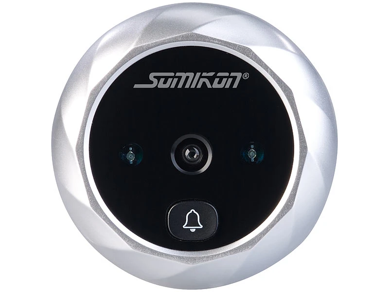 Somikon Türspion Ohne Bohren:Digitale Türspion-Kamera Mit 7,1-cm-Farbdisplay (2,8") Und Nachtsicht 9 Somikon Türspion Ohne Bohren:Digitale Türspion-Kamera Mit 7,1-cm-Farbdisplay (2,8") Und Nachtsicht – Bild 7