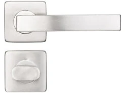 AGT Türbeschlag Rostfrei:8er-Set Edelstahl-Türbeschläge Für Alle Innen-Türen, Mit 8 Türklinken -Einrichtungsgeschäft zx8081 4