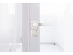 AGT Türbeschlag Rostfrei:8er-Set Edelstahl-Türbeschläge Für Alle Innen-Türen, Mit 8 Türklinken -Einrichtungsgeschäft zx8081 8