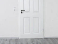 AGT Toiletten-Türklinken:2er-Set Edelstahl-Türbeschlag Bad & WC, 2 Klinken & Rosetten, Schwarz -Einrichtungsgeschäft zx8084 5