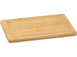 Rosenstein & Söhne Schneidbretter:2er-Set Bambus-Schneidebretter Mit Saftrille, 38 X 25 Cm -Einrichtungsgeschäft zx8126 0