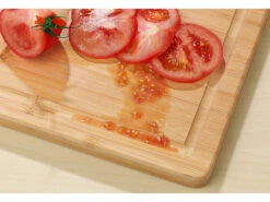 Rosenstein & Söhne Schneidbretter:2er-Set Bambus-Schneidebretter Mit Saftrille, 38 X 25 Cm -Einrichtungsgeschäft zx8126 4