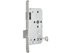 AGT Türschloss Badezimmer:3er-Set Buntbart-Einsteckschlösser Für Zimmertüren, Falle, DIN Rechts -Einrichtungsgeschäft zx8180 3