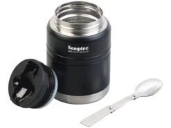 Semptec Thermobecher To-Go:3er-Set Doppelwand-Edelstahl-Thermobecher Mit Löffel, 350/500/750 Ml -Einrichtungsgeschäft zx8183 1