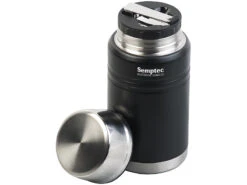 Semptec Thermobecher To-Go:3er-Set Doppelwand-Edelstahl-Thermobecher Mit Löffel, 350/500/750 Ml -Einrichtungsgeschäft zx8184 0