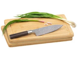 Rosenstein & Söhne Schneidbretter:2er-Set Bambus-Schneidebretter Mit Saftrille, 38 X 25 Cm -Einrichtungsgeschäft zx8197 6