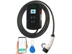 Revolt E-Auto-Wallbox:WLAN-Wallbox Für E-Autos, Typ 2, Bis 11 KW, 3-phasig, 5 M Ladekabel -Einrichtungsgeschäft zx8237 12
