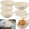 Rosenstein & Söhne Brot Backen Zubehöre:4er-Set Gärkörbe, Ø 25 & 30 Cm, Abdecktücher, Gabel, Reinigungspinsel 2 Rosenstein & Söhne Brot Backen Zubehöre:4er-Set Gärkörbe, Ø 25 & 30 Cm, Abdecktücher, Gabel, Reinigungspinsel -Einrichtungsgeschäft zx8438 8